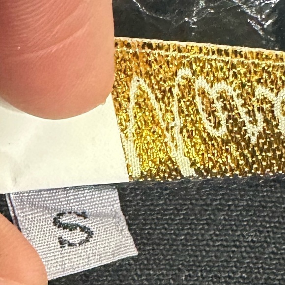 Tamarak Marie Denim Leather Rhinestone Jacket Size Small - Picture 5 of 9